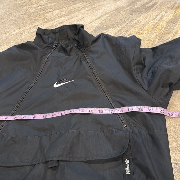 Black NIKE Air Men’s Jacket half zip center swoosh in GUC SIZE S - Picture 8 of 10